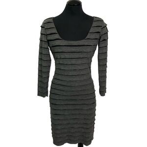 Max Studio Gray Layered Dress - Women’s S